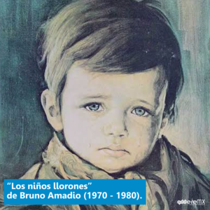 Los niños llorones, pinturas malditas, pinturas poseídas, cuadros malditos, cuadros poseídos